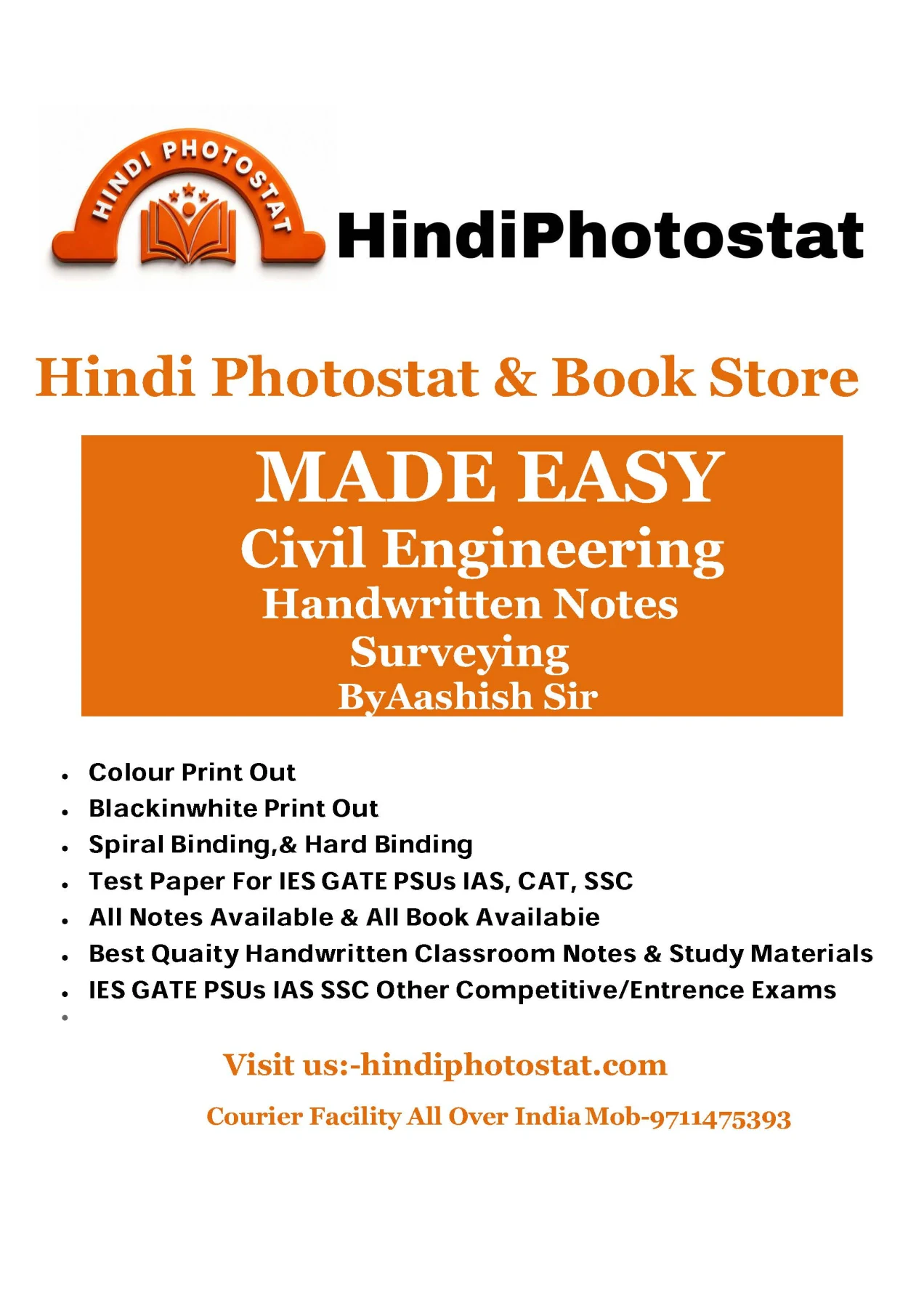 Surveying Civil Engineering Handwritten Notes