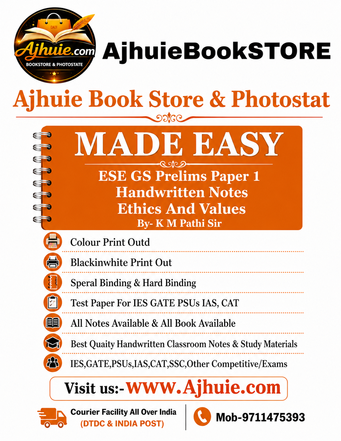 Ethics And Values Engineering Notes For ESE Prelims Paper 1