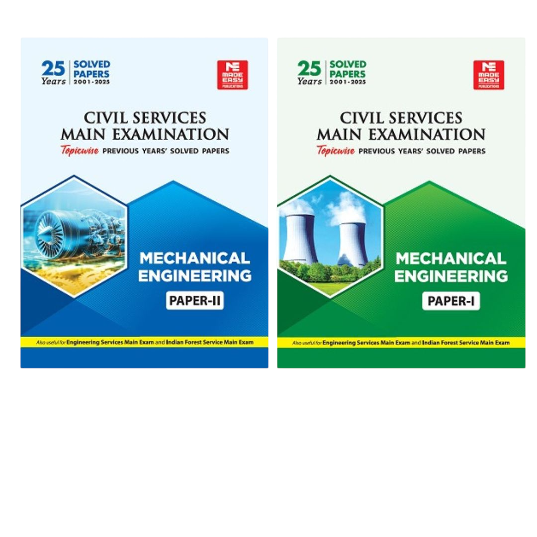 CSE Mains 2026: Mechanical Engineering Solved Paper-1 Paper 2