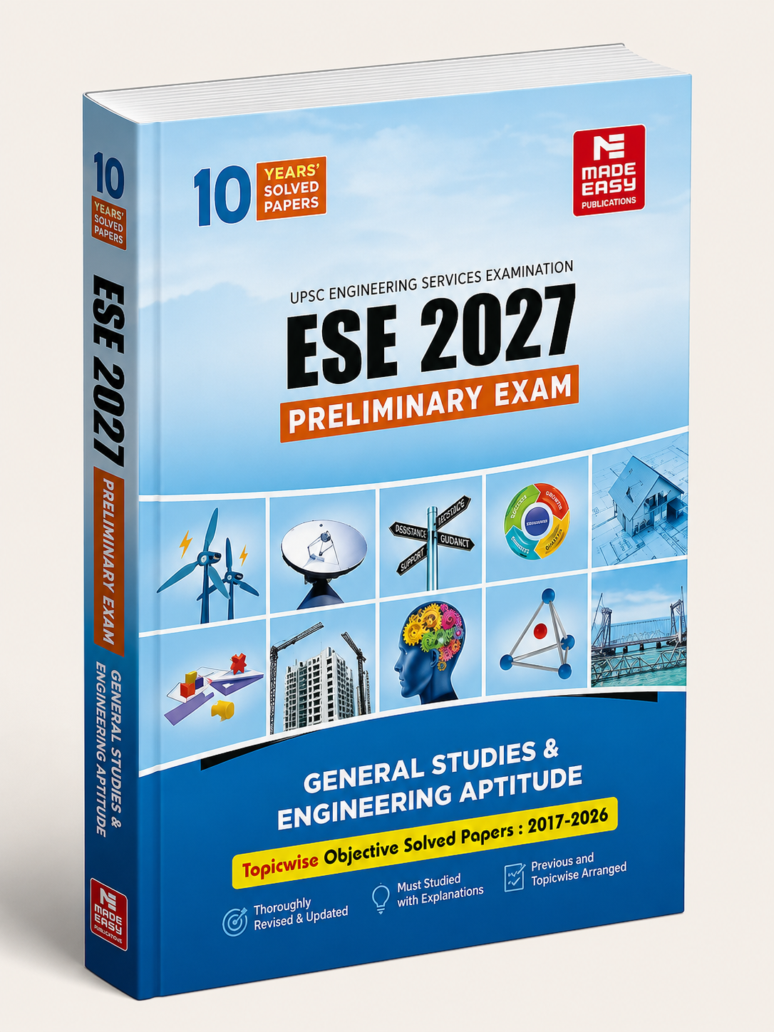 ESE 2027: General Studies and Engineering Aptitude Topicwise Objective Solved Papers