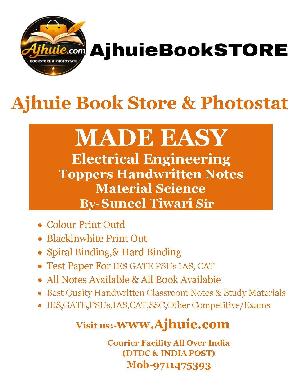 Electrical Notes Material Science