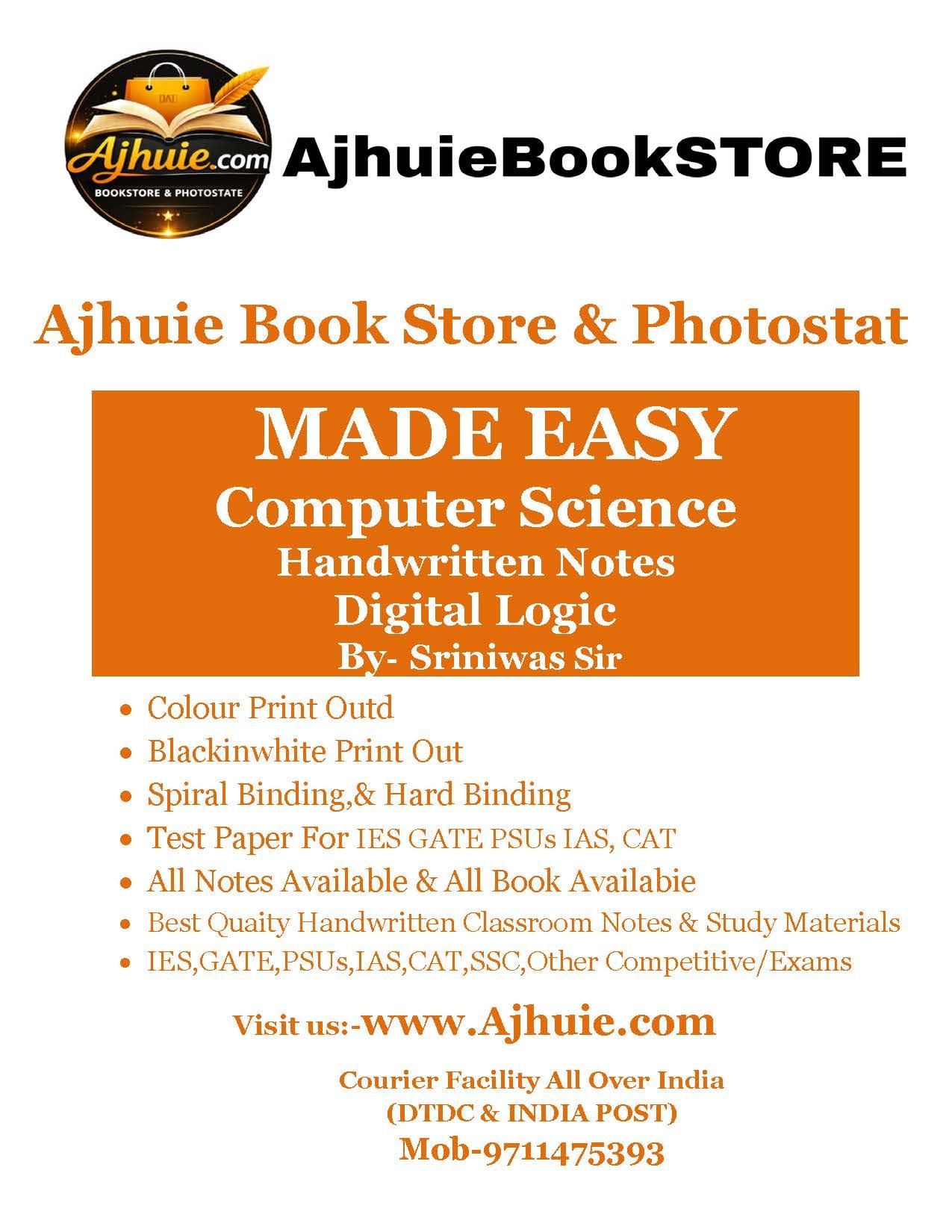 Digital Logic Computer Science Notes